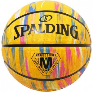スポルディング SPALDINGマーブル イエロー SZ6バスケット競技ボール6号(84410z)