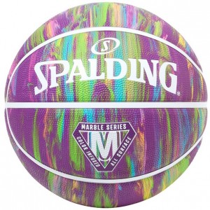 スポルディング SPALDINGマーブル パープル SZ6バスケット競技ボール6号(84412z)