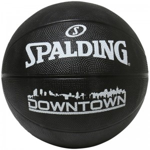 spalding(スポルディング)ダウンタウン ラバー BK SZ7 BKバスケット競技ボール7ゴ(84634z)