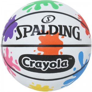 spalding(スポルディング)クレヨラ ペイント スプラッター 5バスケットボール5号(85086z)