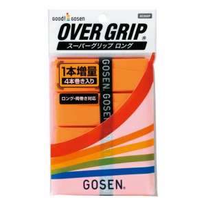 ゴーセン GOSENスーパーグリップロング オレンジテニスグッズ(AC26SPO)