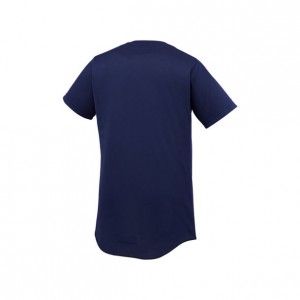 アシックス asicsマルチユニフォームシャツ (ネイビー)(BAS200)