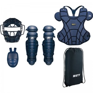 zett(ゼット)軟式キャッチャー防具 4点セット野球 ソフトナンシキ セット(bl303set-2900)