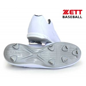 ゼット ZETT金具スパイク ウイニングロード　白スパイク野球特価 金具 20SS(bsr2296wh-1111)