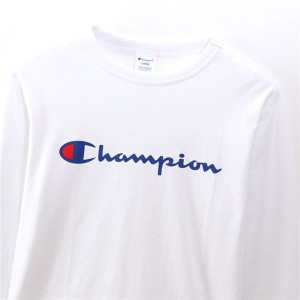 チャンピオン ChampionLONG SLEEVE T-SHIRTカジュアル長袖Tシャツ(c3q401-010)