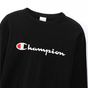 チャンピオン ChampionLONG SLEEVE T-SHIRTカジュアル長袖Tシャツ(c3q401-090)