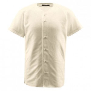 デサント DESCENTEフルオープンシャツ野球 ソフトユニフォーム シャツ・M(DB1010-SIVO)