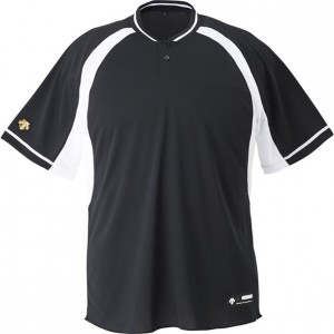 デサント DESCENTEベースボールシャツ野球 ソフトベースボールTシャツ(db103b-bksw)