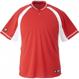 デサント DESCENTEベースボールシャツ野球 ソフトベースボールTシャツ(db103b-rdsw)