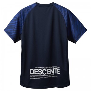 デサント DESCENTE半袖バレーボールシャツバレ-トップス単品(シャツ短)(DVUVJA52)