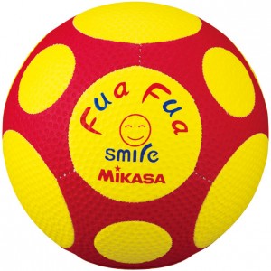ミカサ mikasaフアフアサッカー4号(黄 赤)サッカー競技ボール(FFF4YR)
