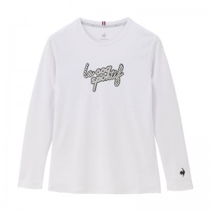 シンプルロゴ長袖シャツle coq sportifテニス長袖Ｔシャツ(LN4FLT20L)