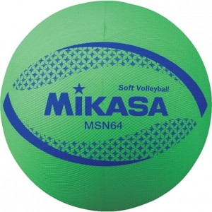 ミカサ mikasaソフトバレー64CM ミドリバレー競技ボール(msn64g)