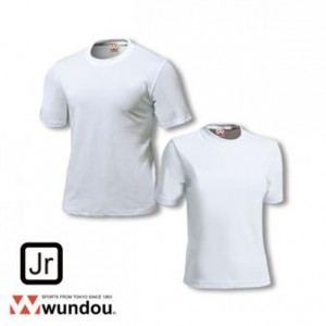 ウンドウ wundouスクールTシャツ ホワイト P220 100～150サイズ 無地