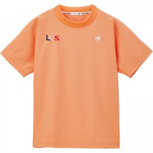 lecoqsportif(ルコック)LCSPLUMEショートスリーブシャツマルチSPTシャツ M(qmmxja04-or)