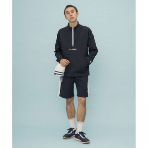 lecoqsportif(ルコック)LCS Plumeクロス スタンドジップシャツ(Aile forme)マルチトレ-ニングトップス単品(etc)qmmxjc40-nv