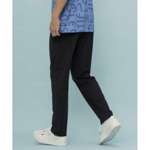 lecoqsportif(ルコック)接触冷感 AIR STYLISH PANTS(L`oeuf forme)マルチトレ-ニングボトムス単品(パンツ)qmmxjd31-bk