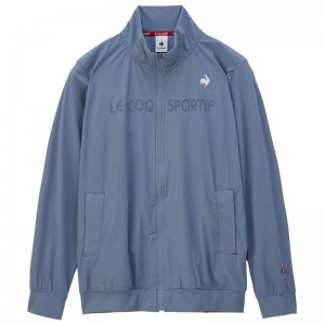 lecoqsportif(ルコック)接触冷感ジャージ スタンドジャケットマルチトレ-ニングトップス(SET)qmmxjf02-bl