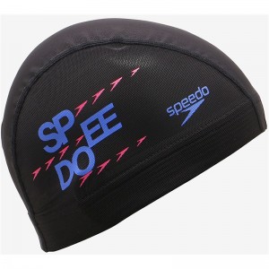 speedo(スピード)SPD LOGO MESH CAP水泳メッシュキャップ(se12256-kb)