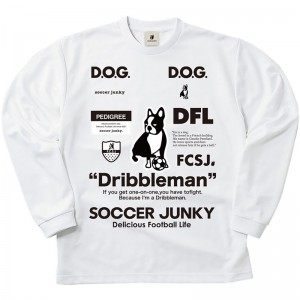 soccerjunky(サッカージャンキー)ロングDRYTEE DRIBBLEMANフットサル長袖 Tシャツ(sj23d12-1)