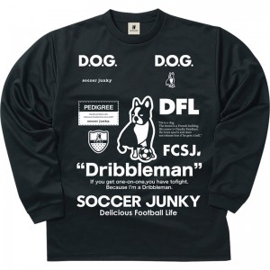 soccerjunky(サッカージャンキー)ロングDRYTEE DRIBBLEMANフットサル長袖 Tシャツ(sj23d12-2)