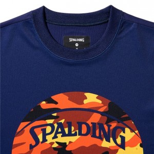 スポルディング SPALDINGジュニアTシャツ マルチカモボールバスケットTシャツ J(sjt211620-5400)