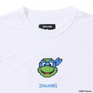 spalding(スポルディング)JRTシャツ セレクトユアタートルズ バックバスケット Tシャツ J(sjt23058t-2000)