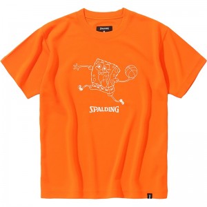 spalding(スポルディング)JRTシャツ スポンジ・ボブ MFTGバスケットTシャツ J(sjt24062s-7600)