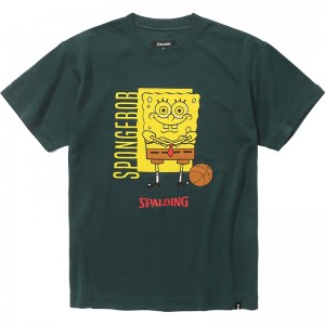 spalding(スポルディング)JRTシャツ スポンジ・ボブ バスケホバスケットTシャツ J(sjt24066s-2700)