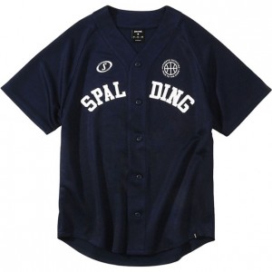 スポルディング SPALDINGベースボールシャツ スポルディングロコバスケット ウェアトップス(smj201420-5400)