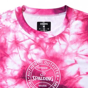 スポルディング SPALDINGTシャツ タイダイオーセンティックバスケット 半袖Tシャツ(smt211090-6200)