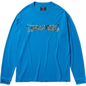 スポルディング SPALDINGL/S Tシャツビーストロゴ ライトフィットバスケット長袖Tシャツ(smt211180-4700)