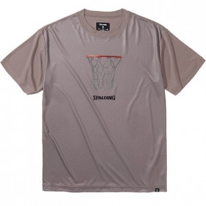 スポルディング SPALDINGTシャツ チェーンフープ ライトフィットバスケット 半袖Tシャツ(smt211270-2900)