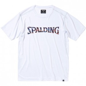 スポルディング SPALDINGTシャツ ナイトステージロゴ ライトフィットバスケット 半袖Tシャツ(smt211310-2000)