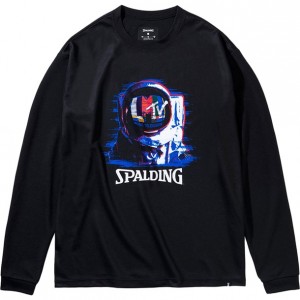 スポルディング SPALDINGL/S T MTVトランスミット スムースDRYバスケット長袖Tシャツ(smt211510-1000)