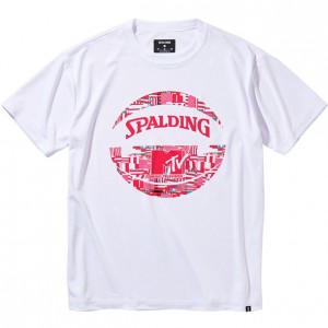 スポルディング SPALDINGTシャツ MTVノーシグナルバスケット 半袖Tシャツ(smt211540-2000)