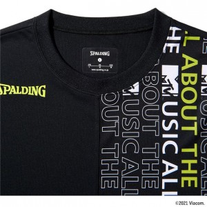 スポルディング SPALDINGバレーボールTシャツ MTVオールアバウトバレー 半袖Tシャツ(smt211810-1000)
