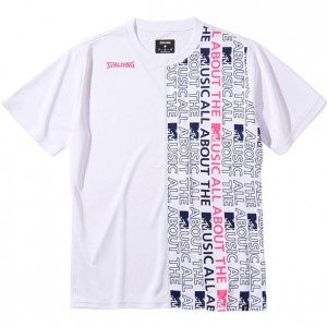 スポルディング SPALDINGバレーボールTシャツ MTVオールアバウトバレー 半袖Tシャツ(smt211810-2000)