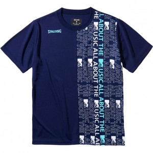 スポルディング SPALDINGバレーボールTシャツ MTVオールアバウトバレー 半袖Tシャツ(smt211810-5400)
