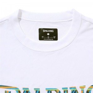 spalding(スポルディング)Tシャツ アフリカントライバルロゴバスケット 半袖 Tシャツ(smt22006-2000)