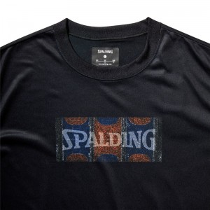 spalding(スポルディング)Tシャツ ユアプレイグラウンド スムーストバスケット半袖Tシャツ(smt22019-1000)
