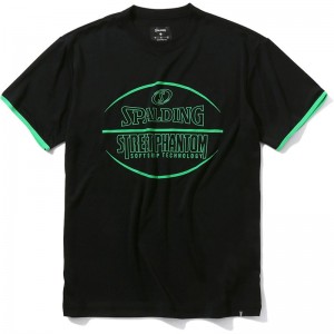 spalding(スポルディング)Tシャツ ストリートファントム ボールバスケット 半袖 Tシャツ(smt22032-1040)