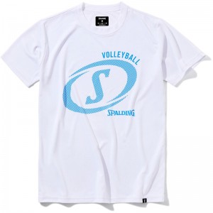 spalding(スポルディング)バレーボールTシャツ ファストエスバレー 半袖 Tシャツ(smt22073v-2000)