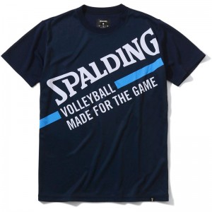 spalding(スポルディング)バレーTシャツ メイドフォーザゲームバレー 半袖 Tシャツ(smt22074v-5400)