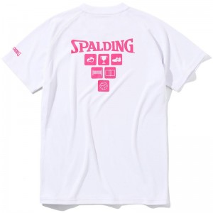 spalding(スポルディング)バレーボールTシャツ ラグランアイコンバレー 半袖 Tシャツ(smt22075v-2000)