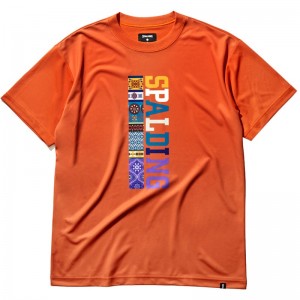 spalding(スポルディング)Tシャツ ボヘミアンロゴバスケット半袖Tシャツ(smt22110-2800)