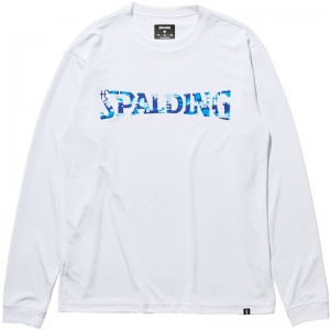 spalding(スポルディング)L/STシャツ デジカモロゴバスケット長袖Tシャツ(smt22113-2000)