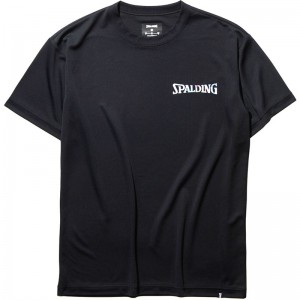 spalding(スポルディング)Tシャツ ホログラム ワードマークバスケット半袖Tシャツ(smt22128-1000)
