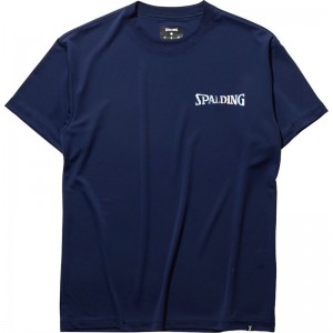 spalding(スポルディング)Tシャツ ホログラム ワードマークバスケット半袖Tシャツ(smt22128-5400)