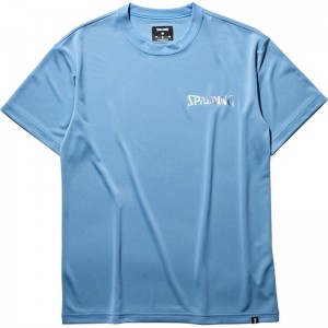 spalding(スポルディング)Tシャツ ホログラム ワードマークバスケット半袖Tシャツ(smt22128-5600)